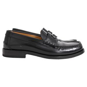 Gucci Interlocking G Logo in Black Leather